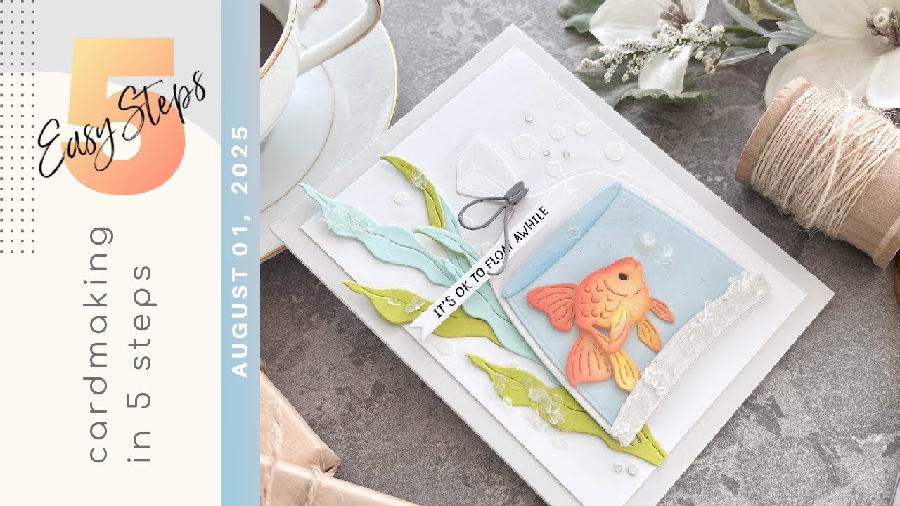 CARDMAKING IN 5 EASY STEPS | Spellbinders August 2025 Clubs | August 01, 2025