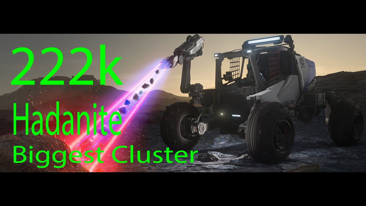 Star Citizen 3.12 ROC mining BIGGEST cluster Hadanite