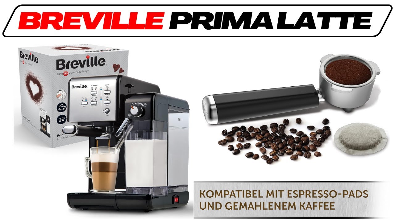 Breville PrimaLatte II Siebträgermaschine im Test Vergleich 2026🥇 Gute Espressomaschine