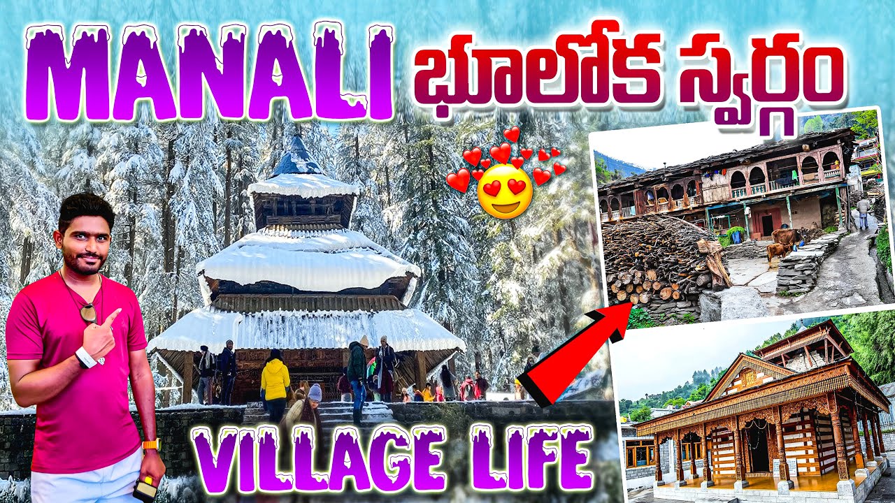 మనాలి భూలోక స్వర్గం లా ఉంది మామ | Manali Hidimba Devi Temple | Manali Tourist Places