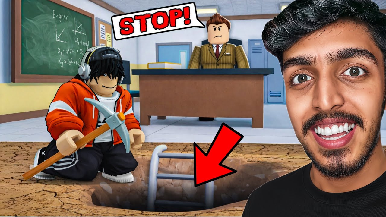 GT Escapes the Classroom With a SPOON! 😳🔨