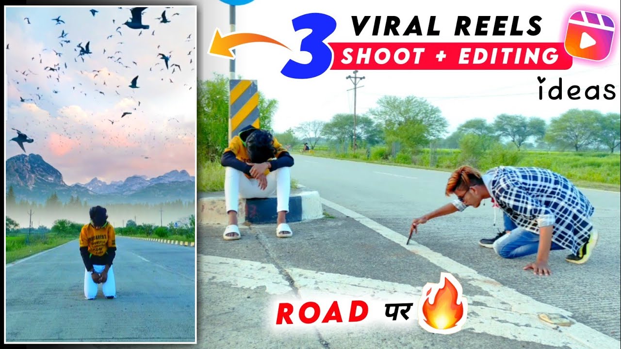🔥3 Viral Instagram Reels Video Shoot + Editing ideas💡~ Creative Mobile Videography || Aesthetic Reel