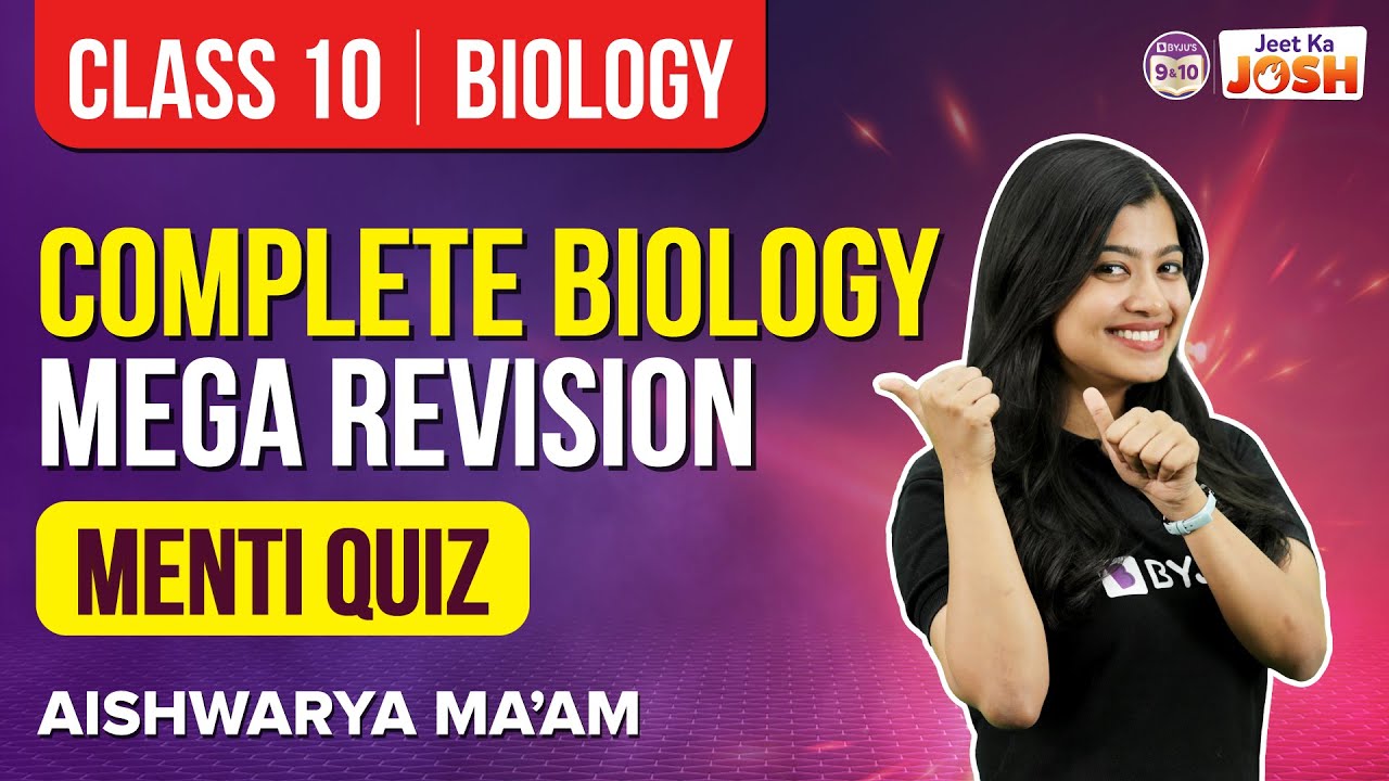 Complete CBSE Class 10 Science (Biology) Mega Revision Menti Quiz  | CBSE Class 10 Board Exams 2023