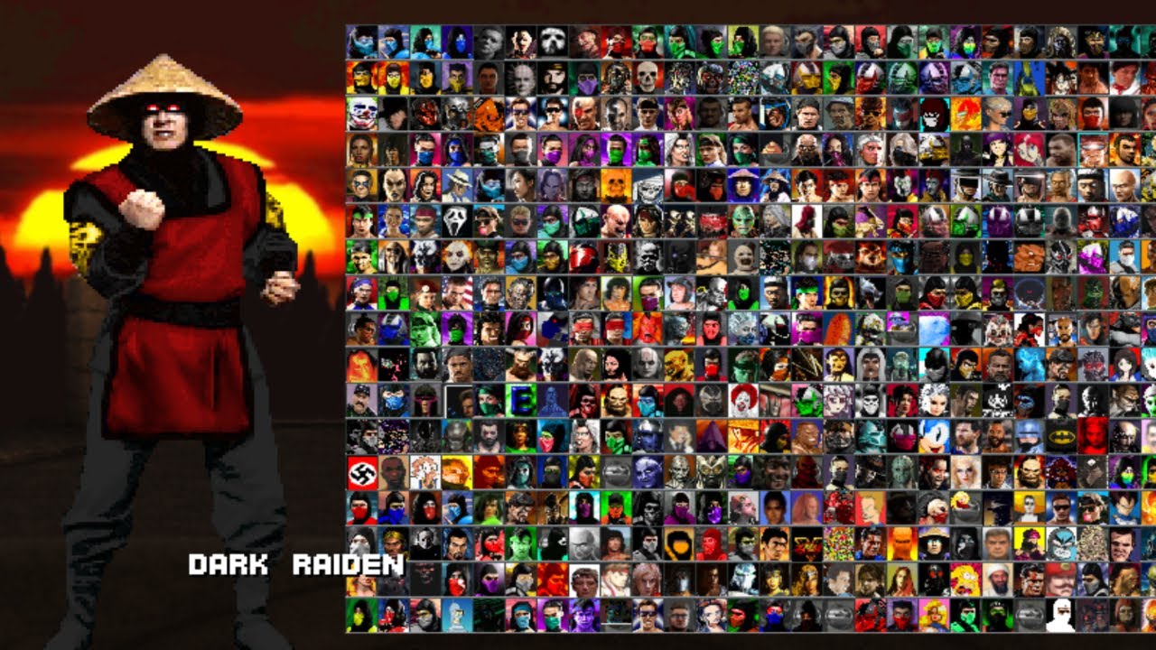 Mortal Kombat Project Krossovers 2024 Dark Raiden Playthrough