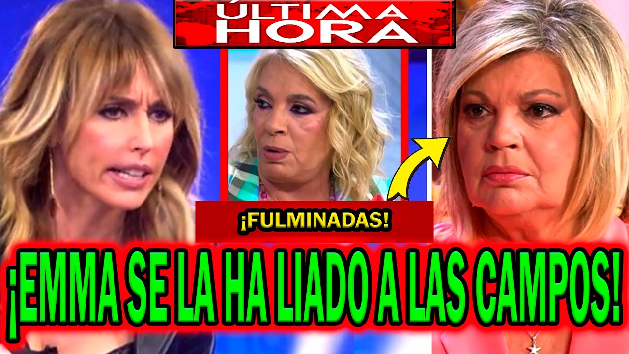 💥&iexcl;SE HA LA LIADO! EMMA GARC&Iacute;A A TERELU CAMPOS Y CARMEN BORREGO EN FIESTA POR EDMUNDO ARROCET