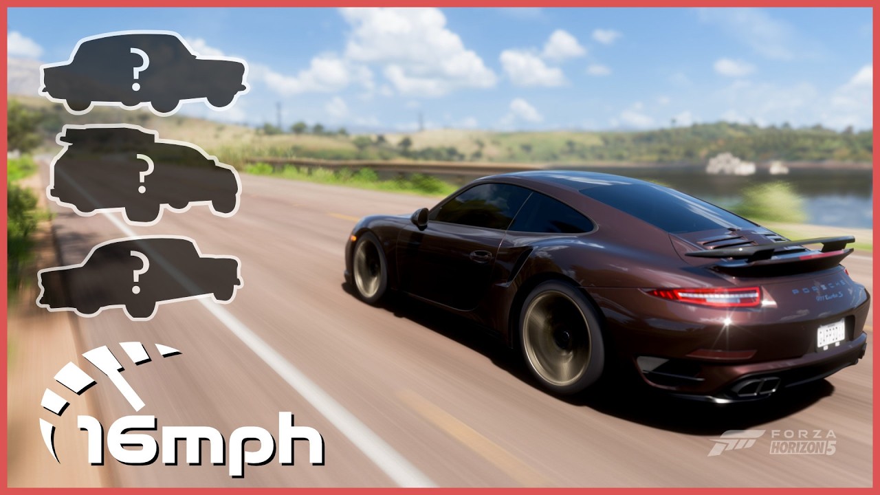 Everyone Is Driving Too Fast In Forza Horizon 5