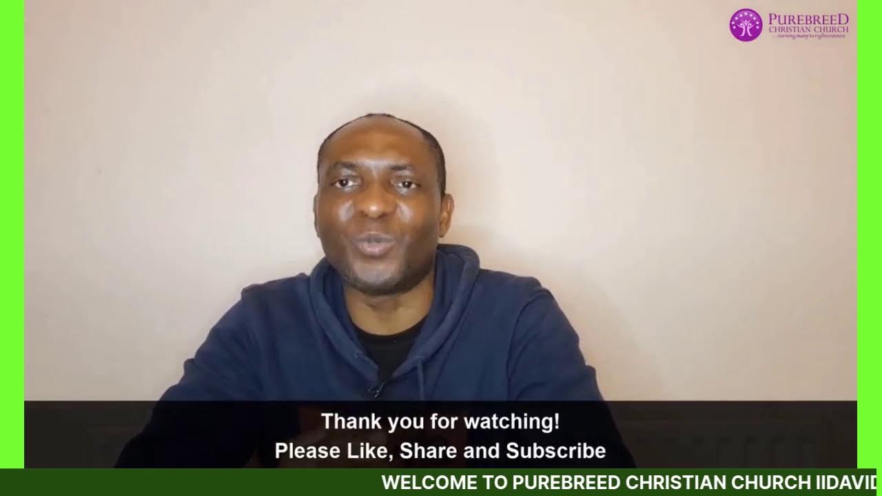 DAVID @ 30  II PUREBREED BIBLE BASICS