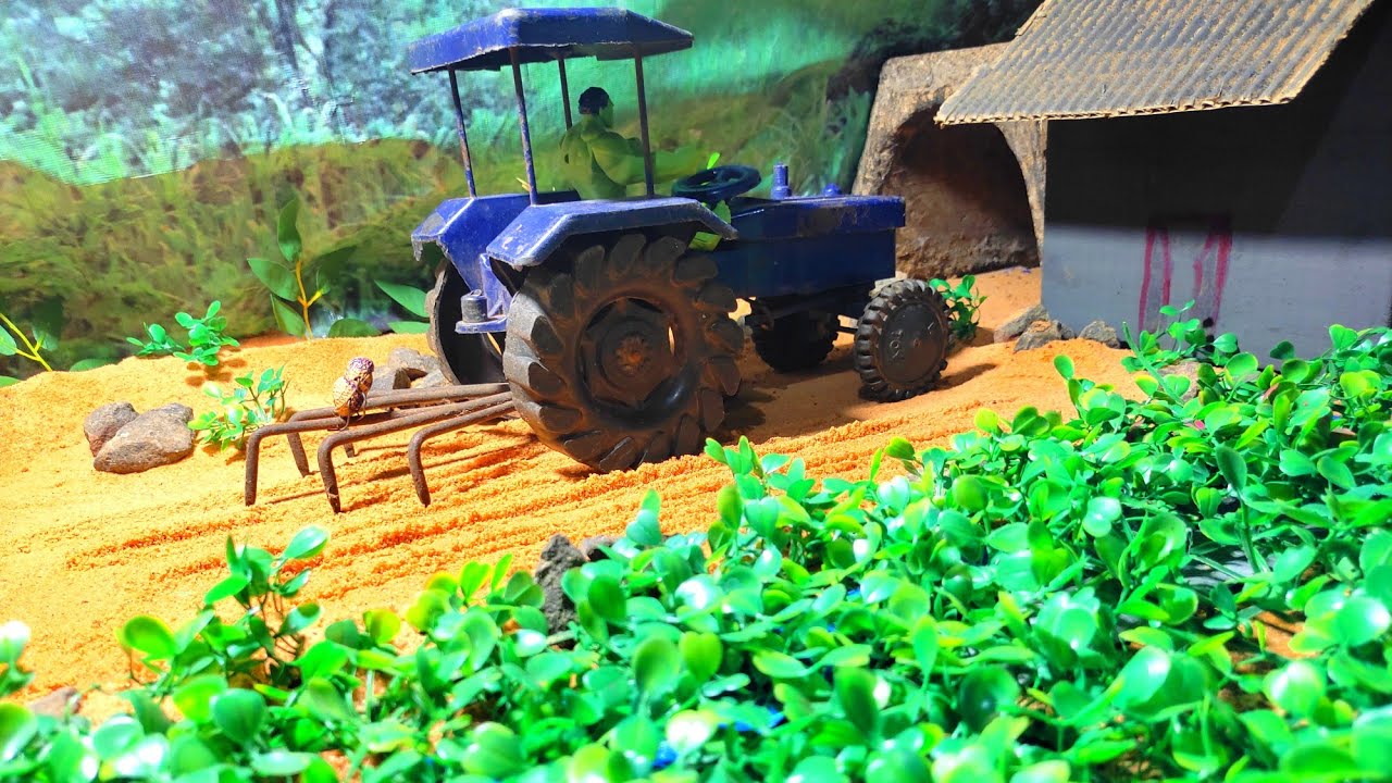 Diy Tractor Farming Video | Mini Rc Car Rescue Video 