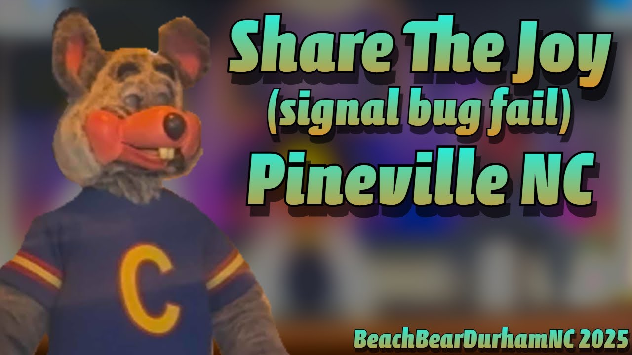 Share The Joy (fail) | Chuck E. Cheese | Pineville NC