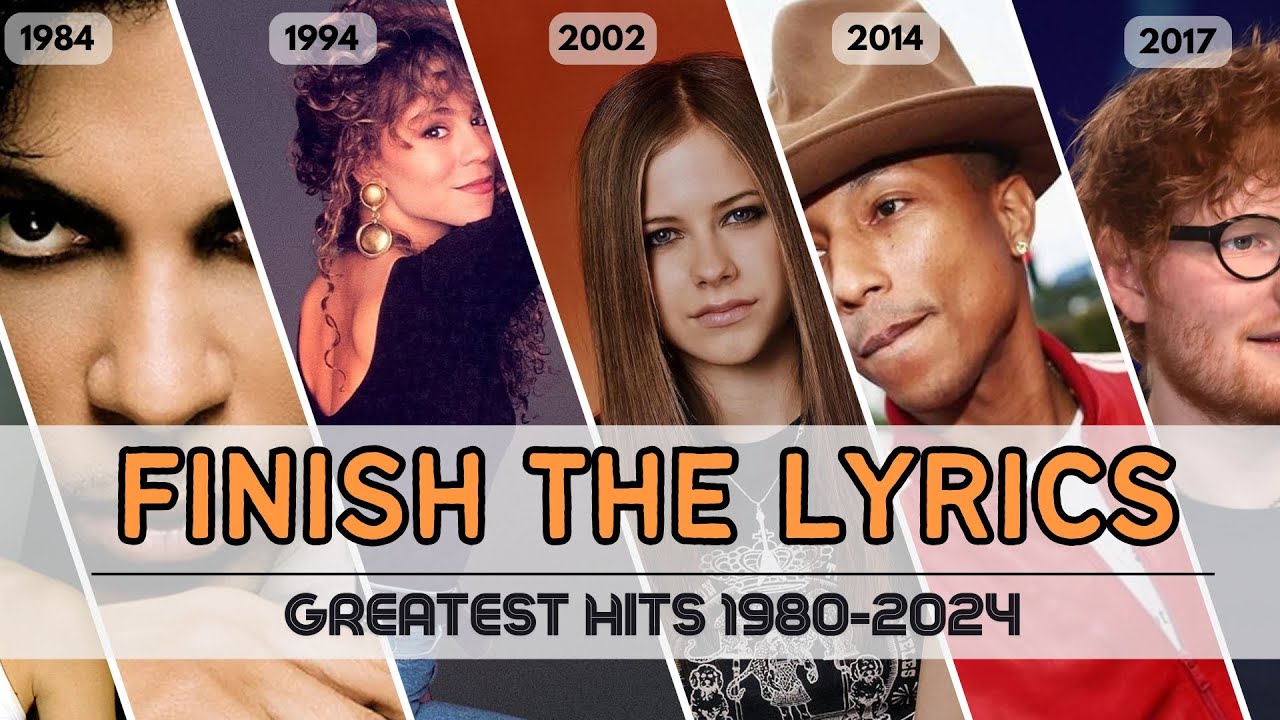 Finish the Lyrics | One Song per Year 1980-2024 | Music Quiz
