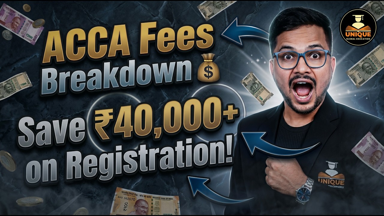 ACCA Course Total Cost in India 🇮🇳 | Full Fees Structure Explained (2026)