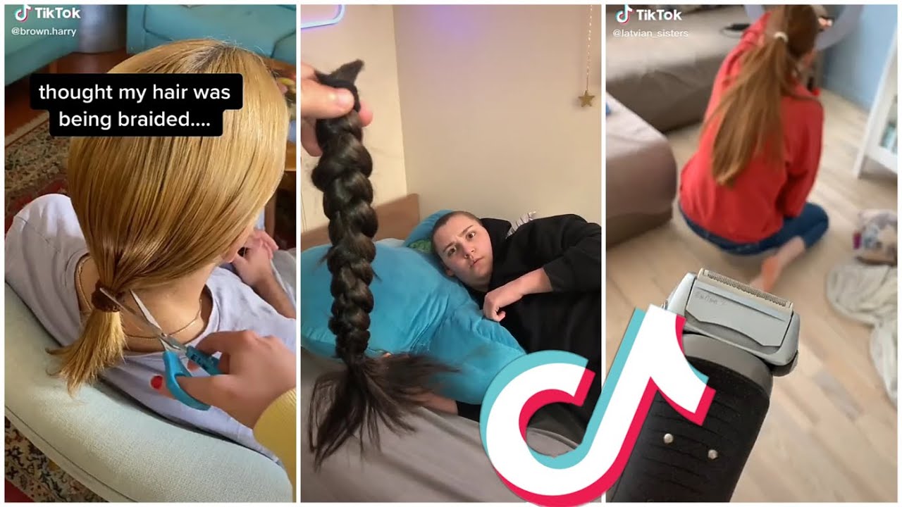 TIK TOKS HAIRCUT PRANK