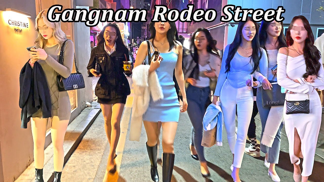 [4K 압구정 로데오 거리 😎😎😎] 한국에서 가장 세련된 분들이 많은 로데오 거리를 함께 걸어주세요 👍👍👍GANGNAM/SEOUL/KOREA