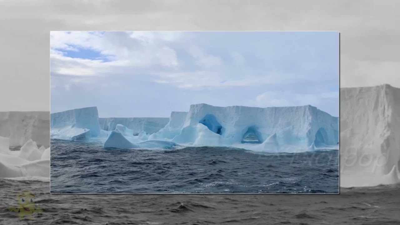 World's largest iceberg A23a now drifting in open water spinning in circles
