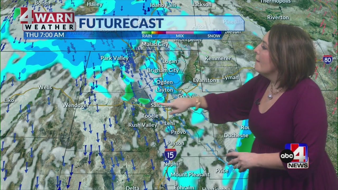 Winter returns to Utah Thursday