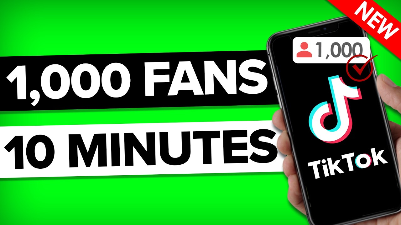 Как бесплатно набрать 1000 реальных подписчиков в TikTok за 24 часа (Как получить больше подписчи...