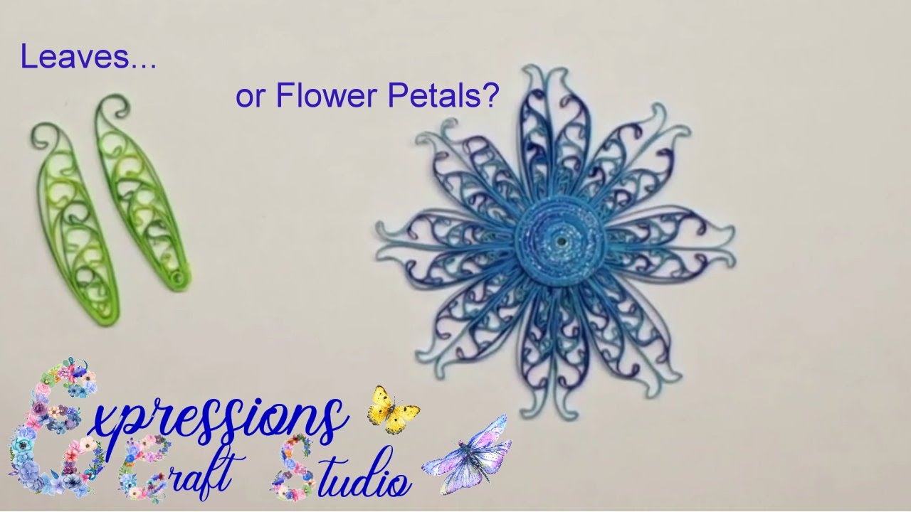 Twisted Quilling Flower Petals