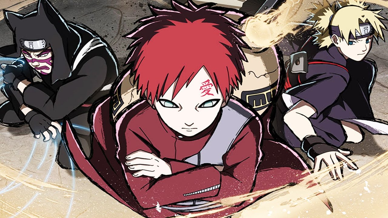 Gaara, Temari Và Kankuro Dùng Nhẫn Thuật Chước Nhiệt Sa Phược Cữu - NARUTO SHIPPUDEN STOM 4 Tập 190