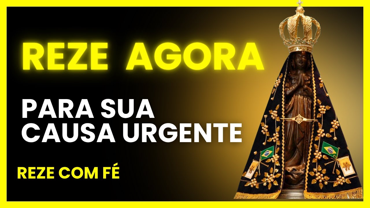 Ora&ccedil;&atilde;o MAIS PODEROSA Para CAUSAS URGENT&Iacute;SSIMAS! 🙏😢 (Reze AGORA!)