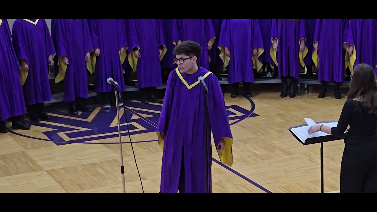 Go Down Moses, Montevideo high-school advanced choir, 3/2/2026