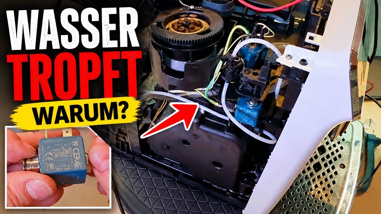 Philips EP Teewasser oder Dampf fließt in  Auffangschale runter. kein Teewasser oder Milchschaum