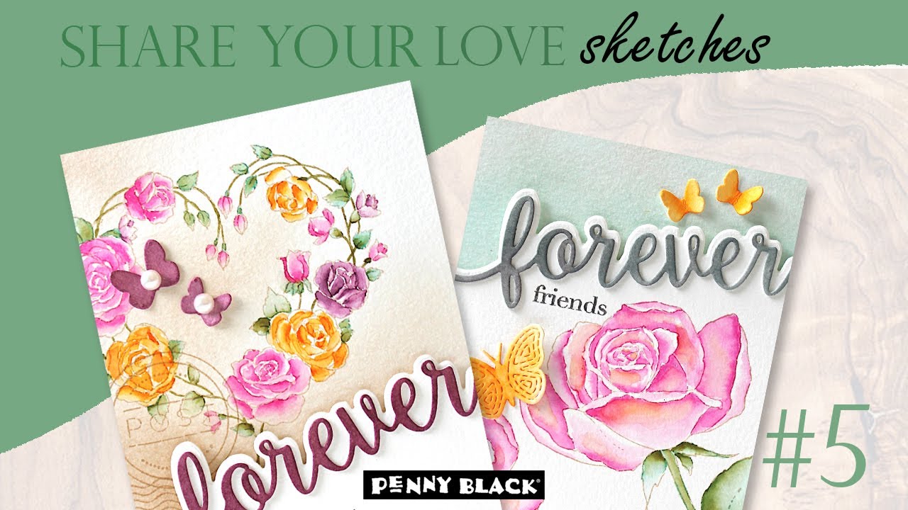 Ideas for Edger Dies | Stash-Busting Sketches | Share Your Love #5