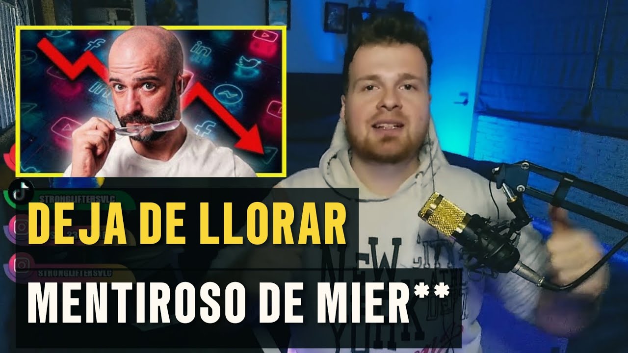 PICO DE ORO eres un HIPOCRITA deja DE LLORAR || RESPUESTA DURA