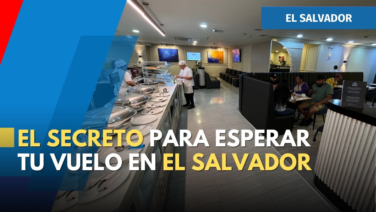 &iexcl;OLV&Iacute;DATE de las Esperas! ✈️ As&iacute; es el VIP Lounge de El Salvador