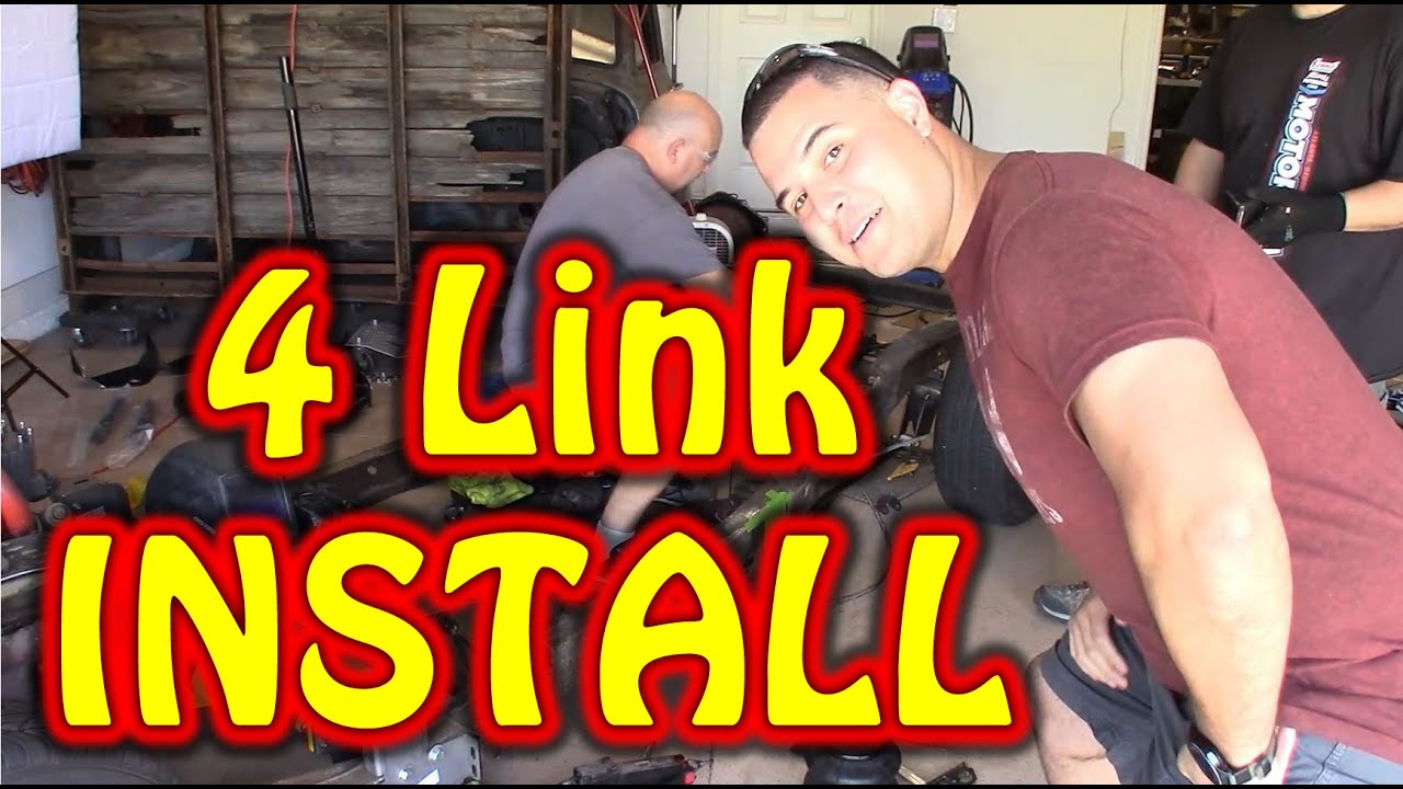 PART 15 - 1952 Chevy 3100 - TRIANGULATED FOUR LINK INSTALL!!!!