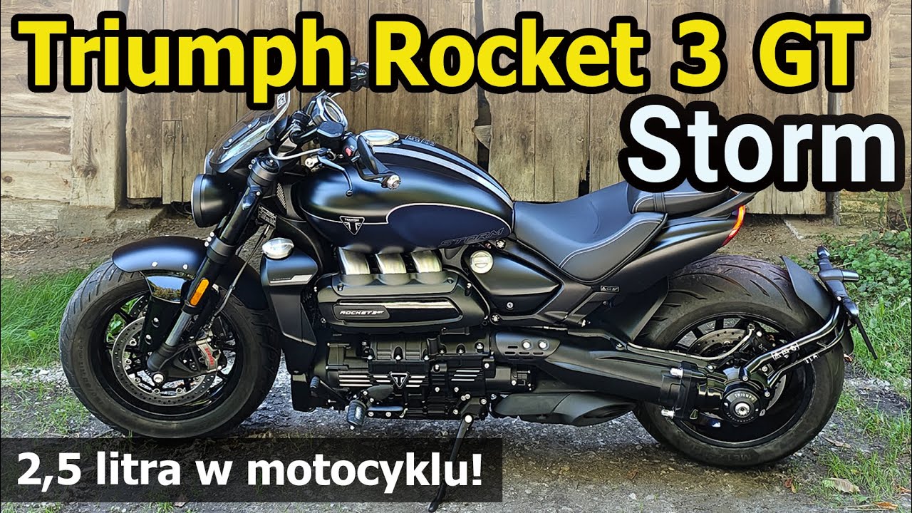 Triumph Rocket 3 GT Storm - Przerost formy nad treścią? Sprawdzam na krętych, górskich drogach.