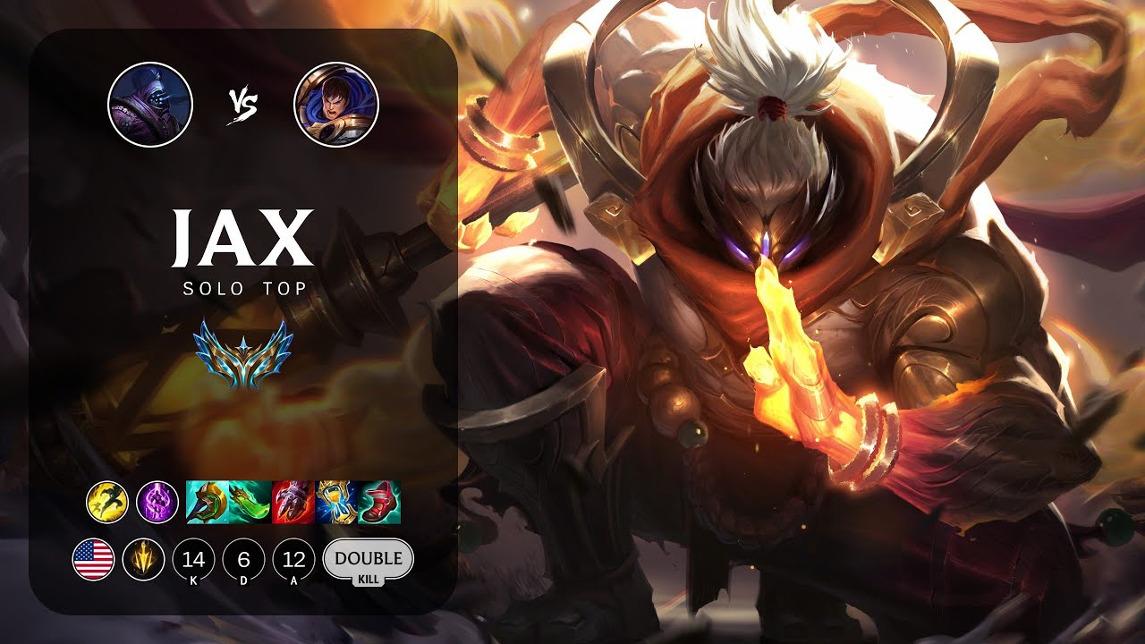 Jax Top vs Garen - NA Challenger Patch 13.24