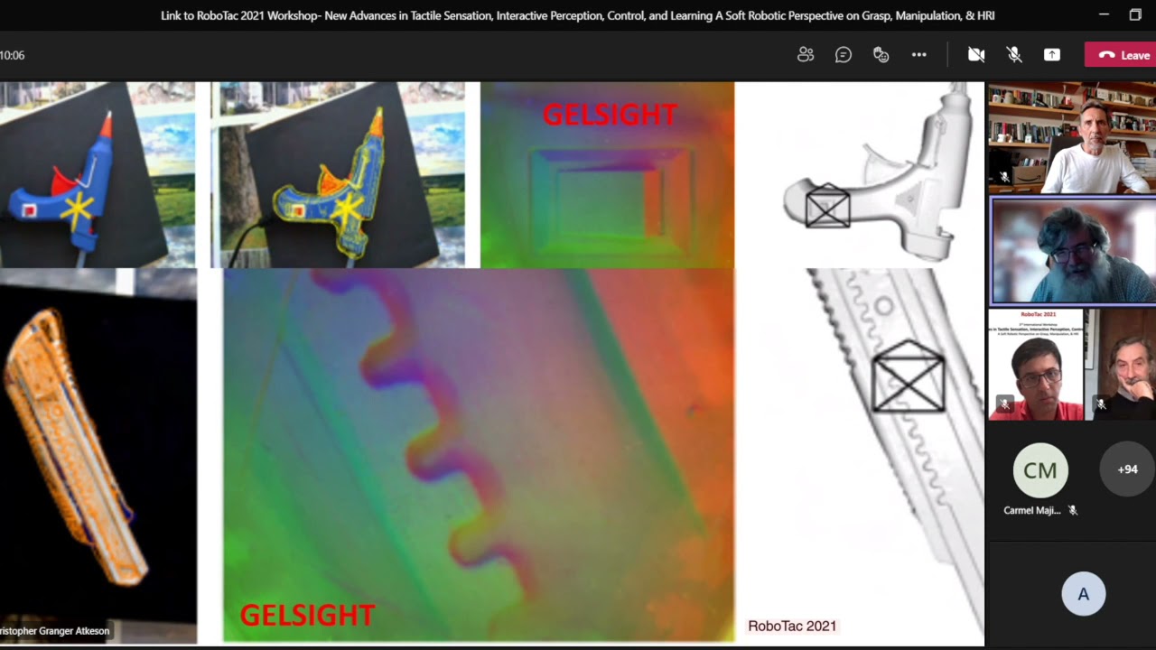 RoboTac 2021 Workshop - Prof. Chris Atkeson
