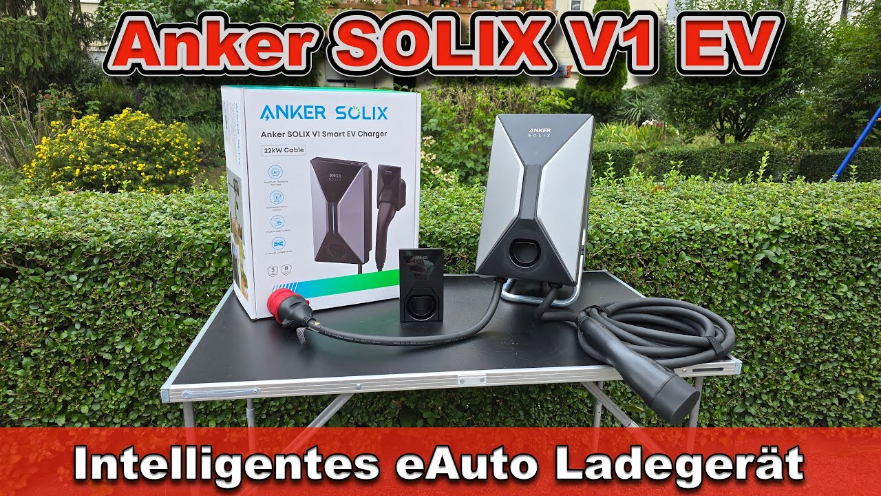 Anker SOLIX V1 EV-Ladegerät – Intelligentes Solar-Laden mit App & AI-Optimierung | Vorschau