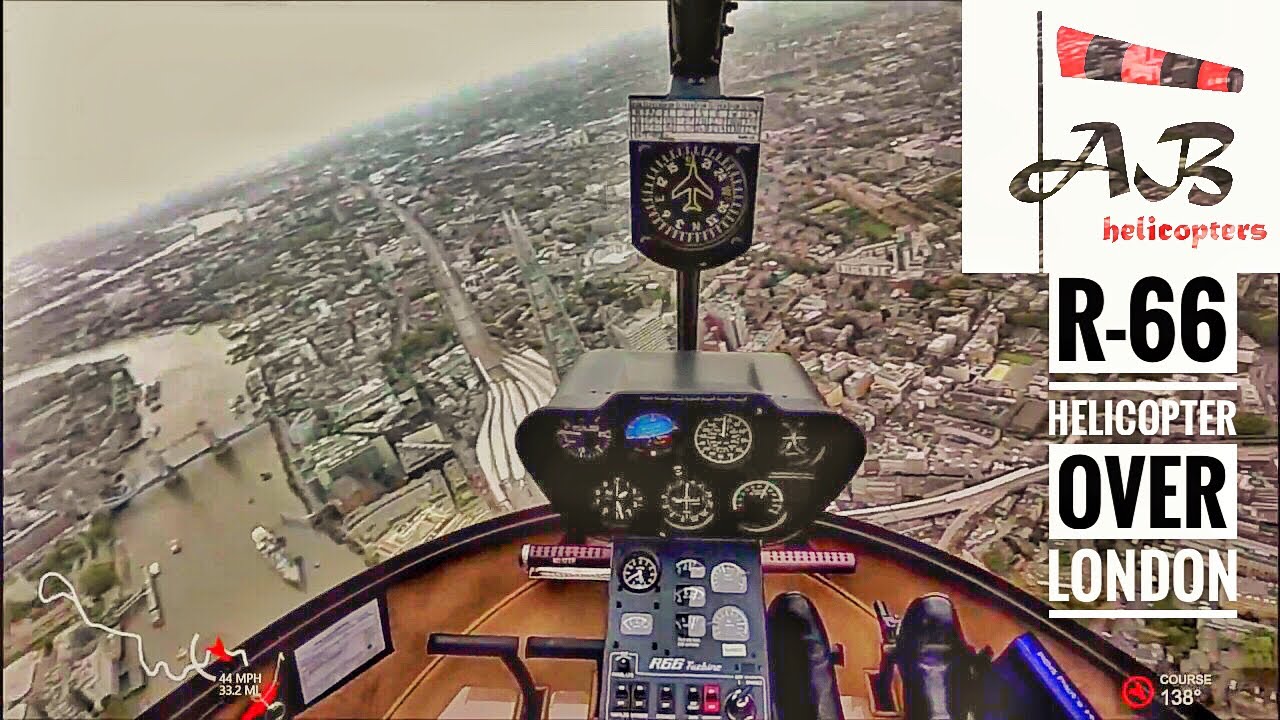 Robinson R66 Flight over London - Helicopter Routes