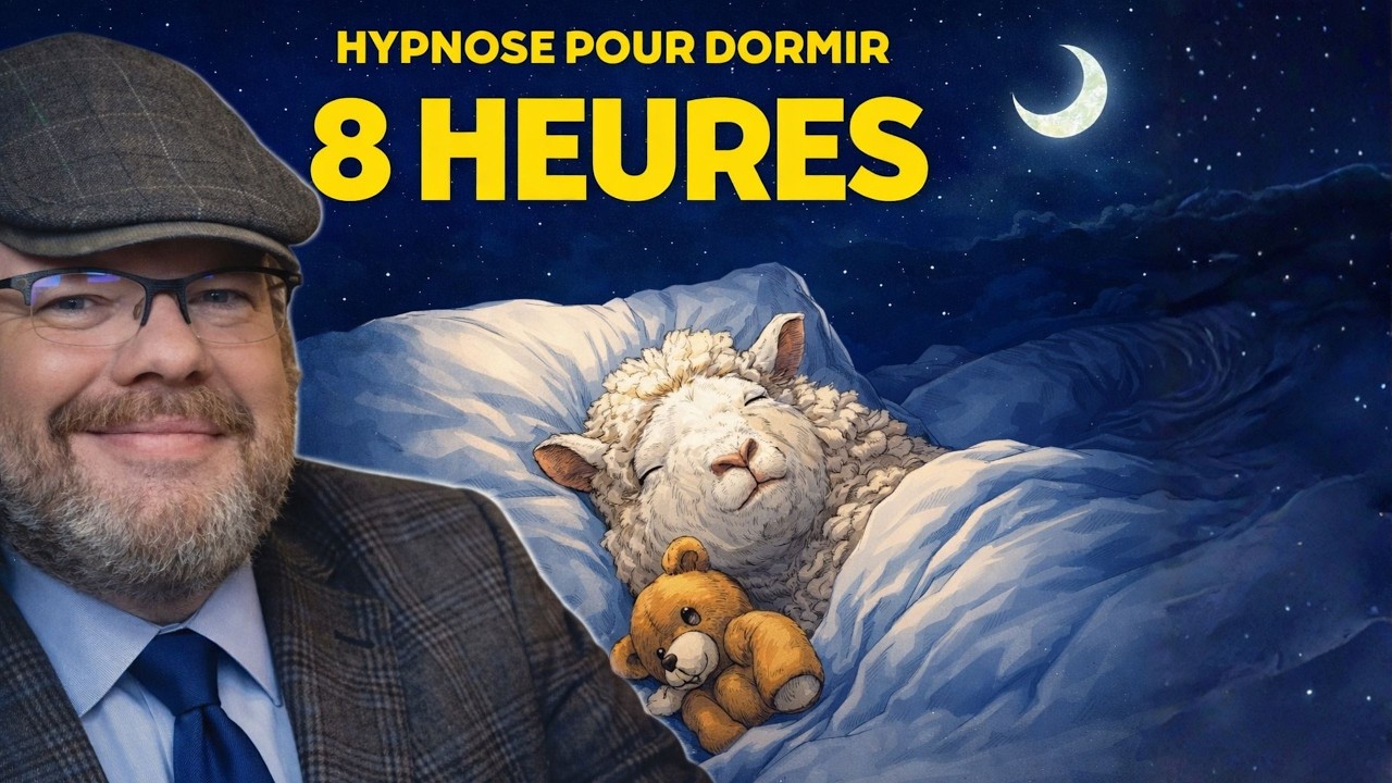 Hypnose pour dormir profondément 8 heures – Sommeil immédiat et réparateur