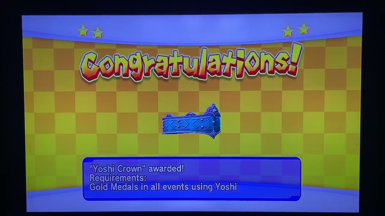 Yoshi Crown Awarded