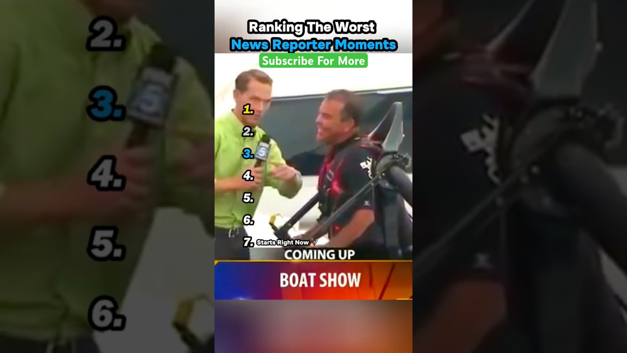 Ranking THE WORST News REPORTER Moments #funny #memes #funnyshorts #news #reality #shorts #ranked