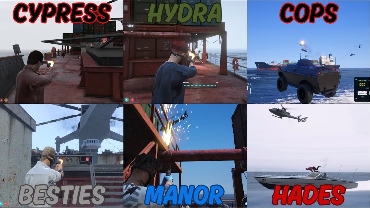 All The Gangs Get Smoked By Attack Heli's & PD Use Tanks (Multi POV) | NoPixel 4.0 GTA RP