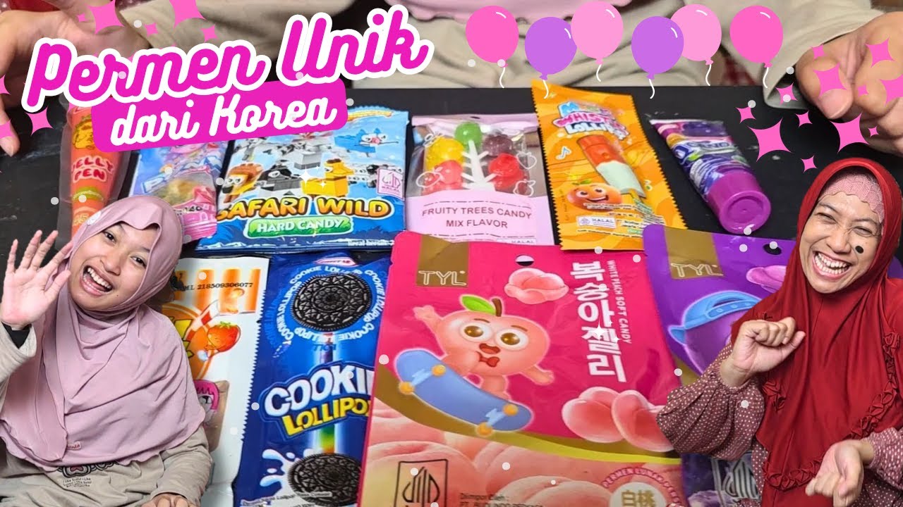 10 Permen Unik dan Lucu yang Aqilla Beli di Toko Korea 😊 Aqilla's Diary