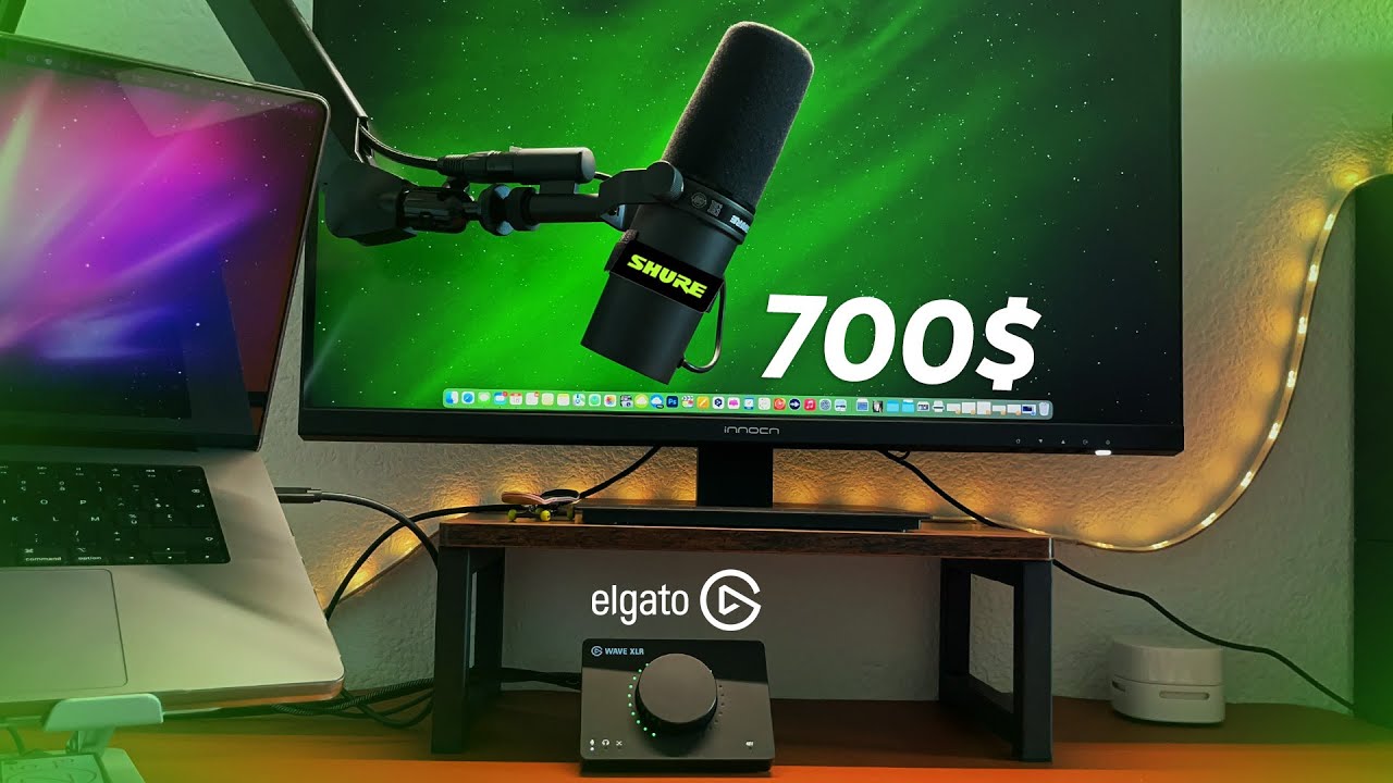 Shure SM7B и Elgato WAVE XLR - Распаковка и обзор. По-прежнему лучший звук 2023 году?
