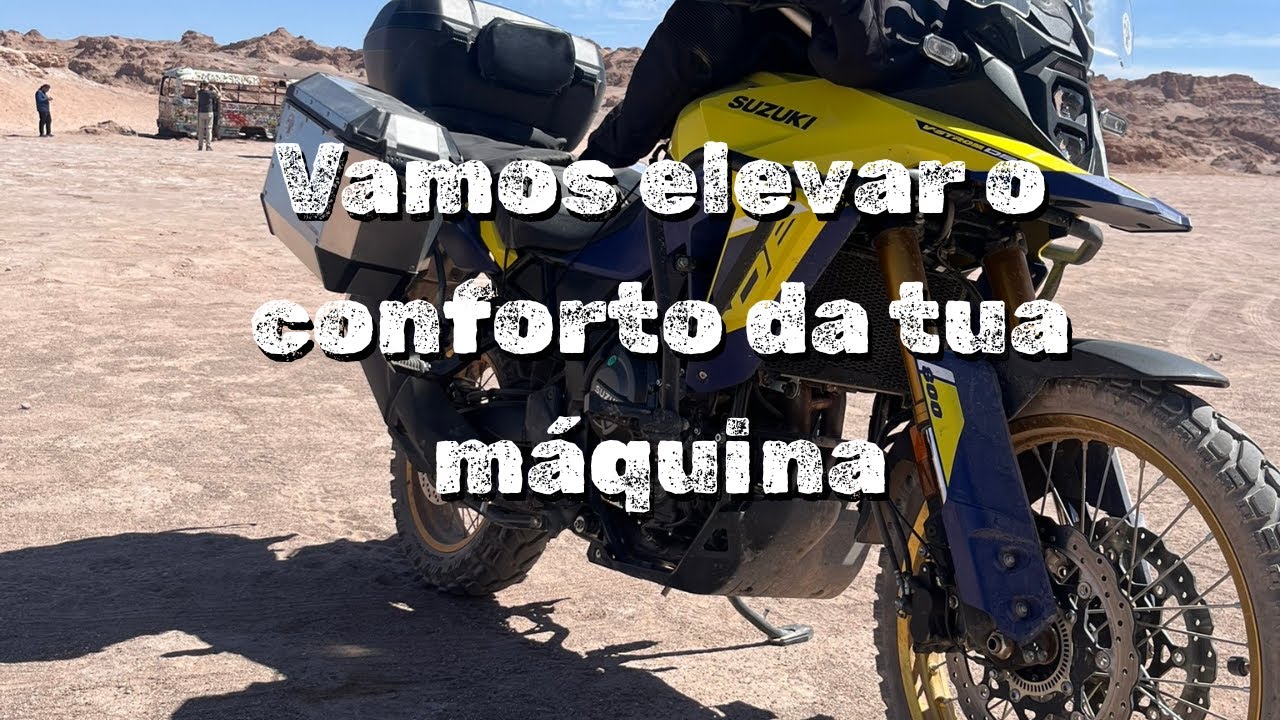 [SUZUKI V STROM 800] Como Colocar Riser de Guidao