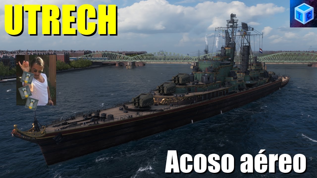 World Of warships Español: Utrech | Acoso aéreo
