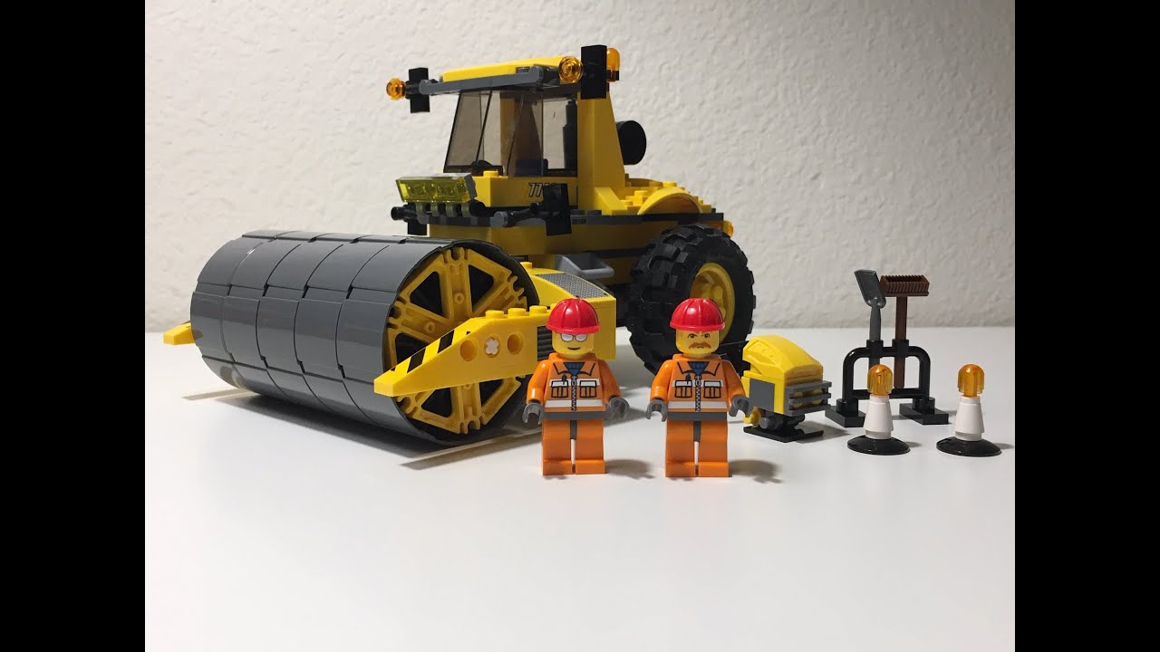 LEGO City: Single-Drum Roller Set Review! 7746