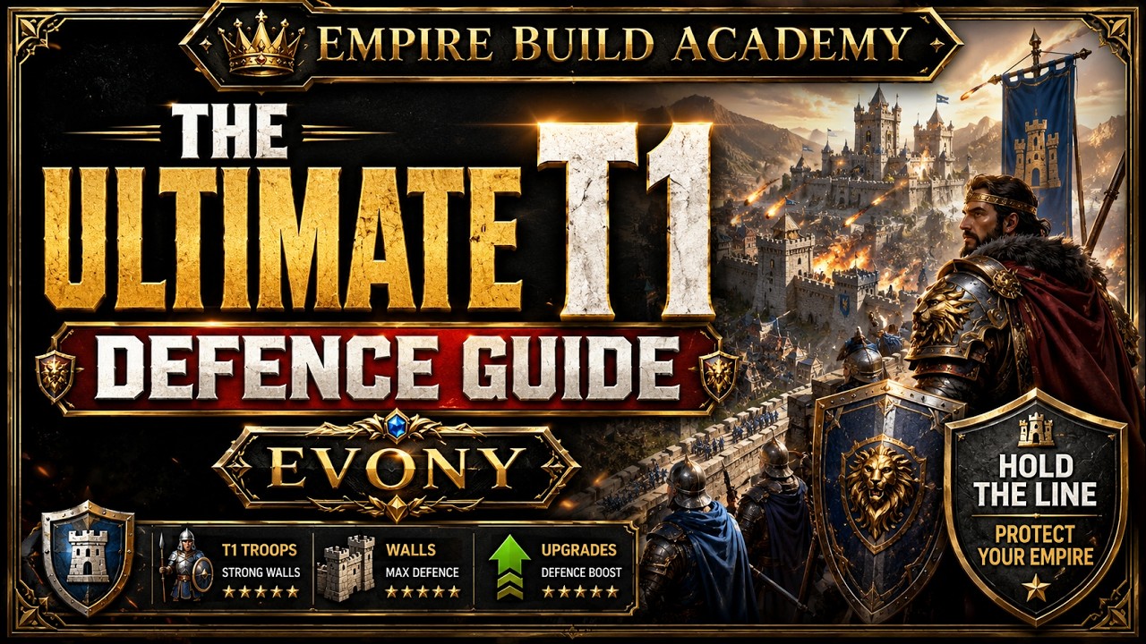 How to Build the Ultimate T1 Defense in Evony (2026 Meta)
