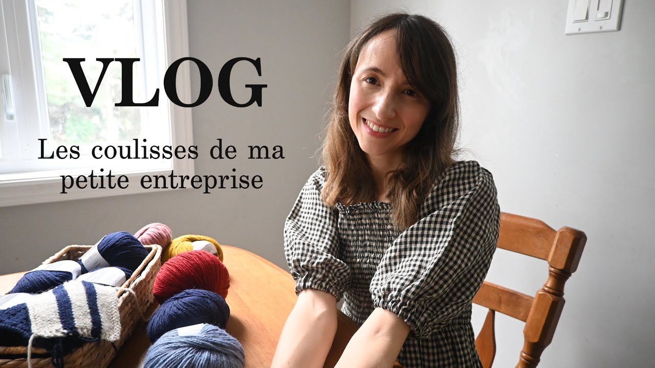 Épisode 85 - Une journée dans ma petite entreprise et dévoilement d'une NOUVELLE COULEUR de laine!