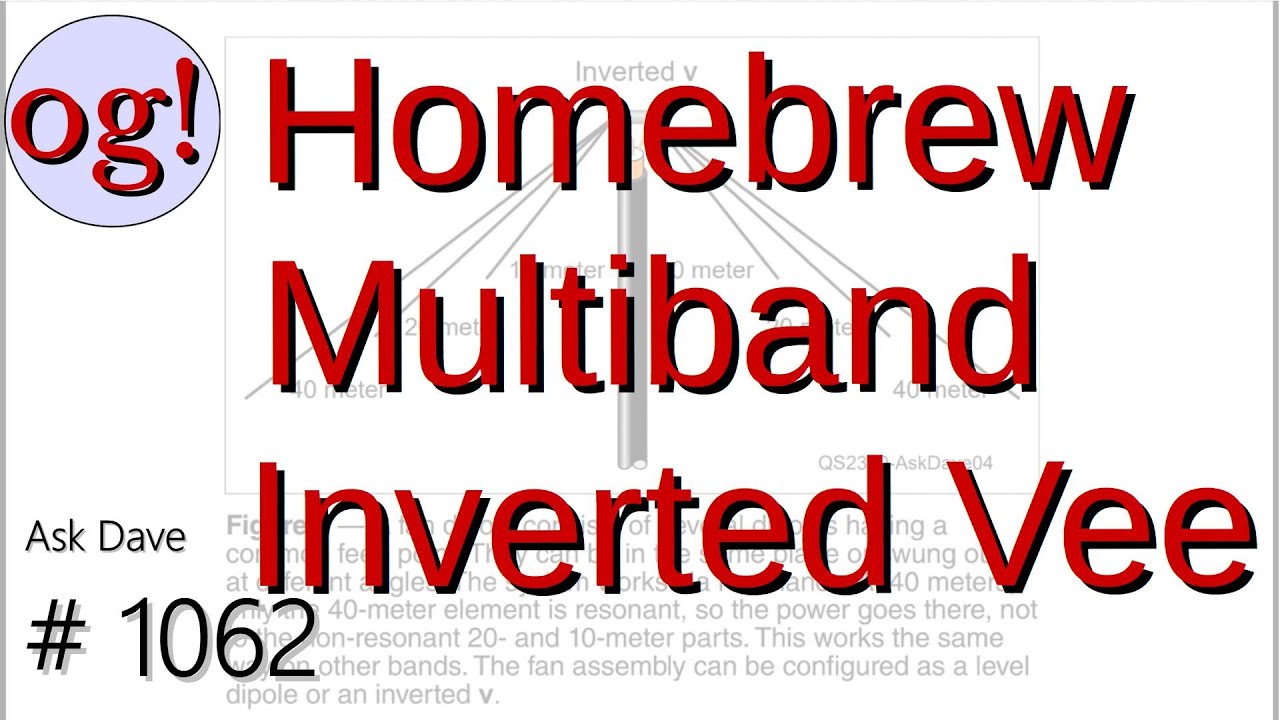Homebrew Multiband Inverted Vee (#1062)