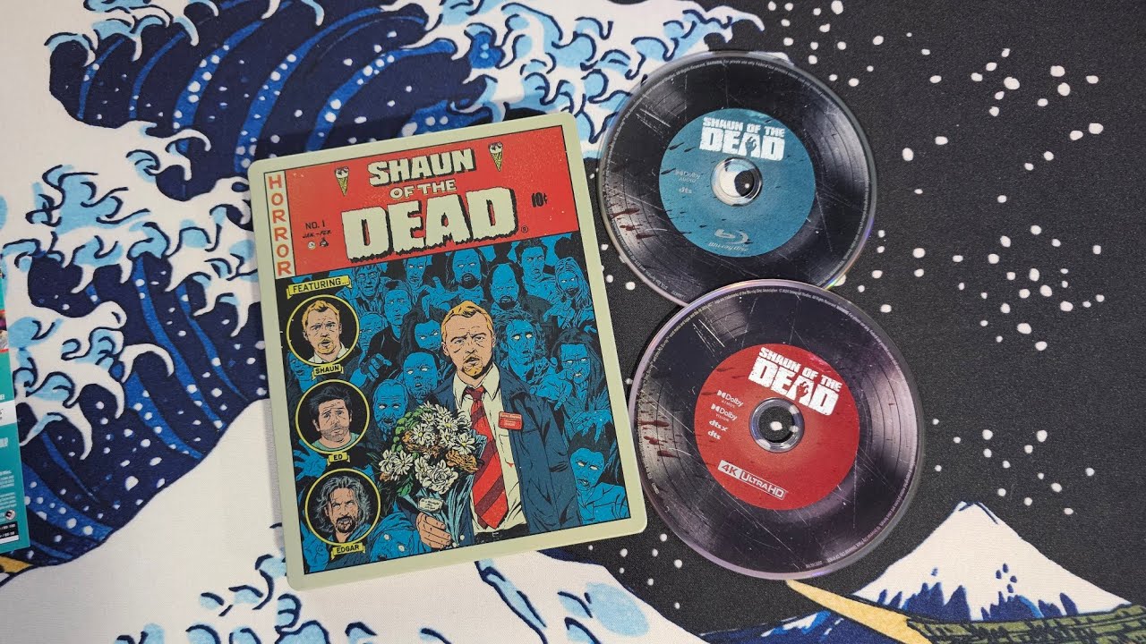 Shaun of the Dead (4K Blu-Ray) - 20th Anniversary Limited Edition Steelbook Unboxing