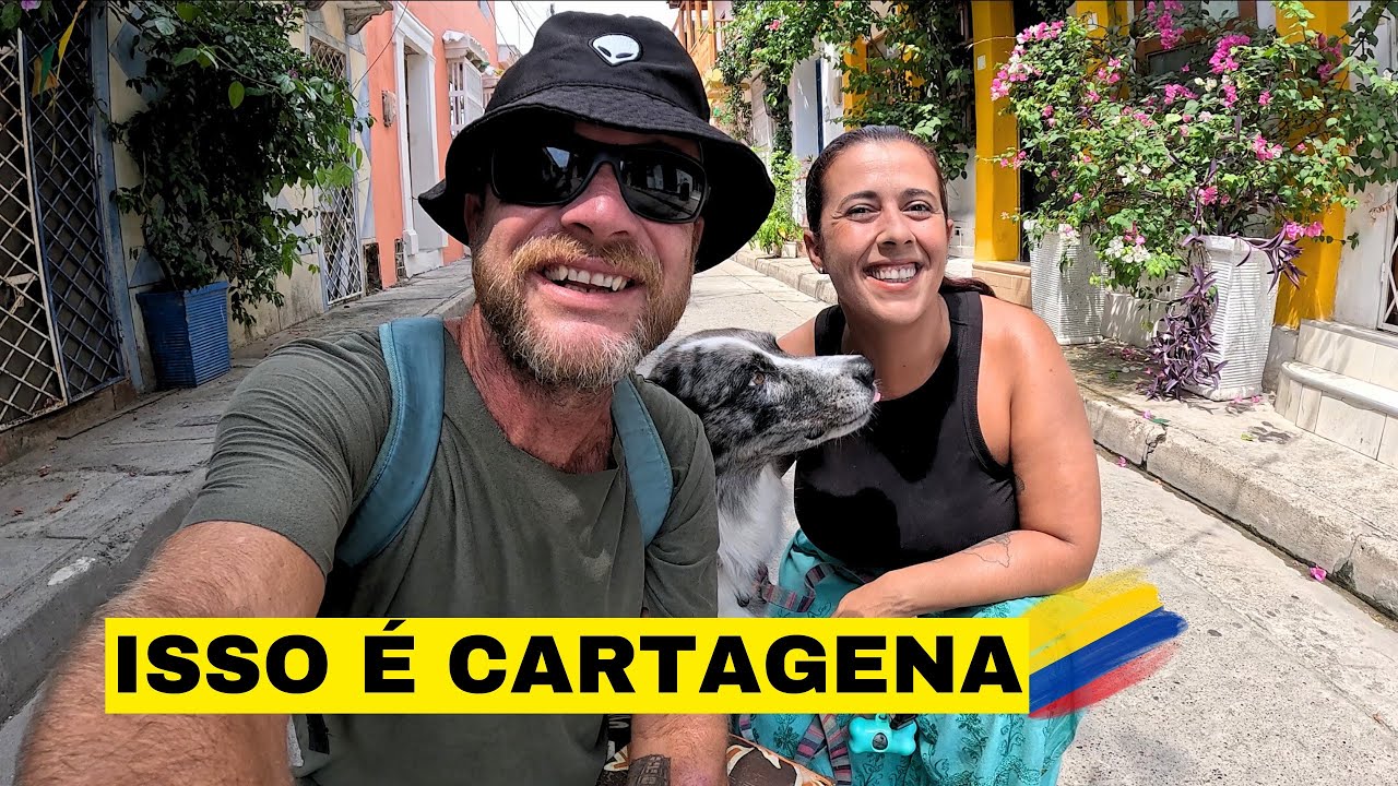 CHEGAMOS EM CARTAGENA A CIDADE MAIS BONITA DA COLÔMBIA  🇨🇴