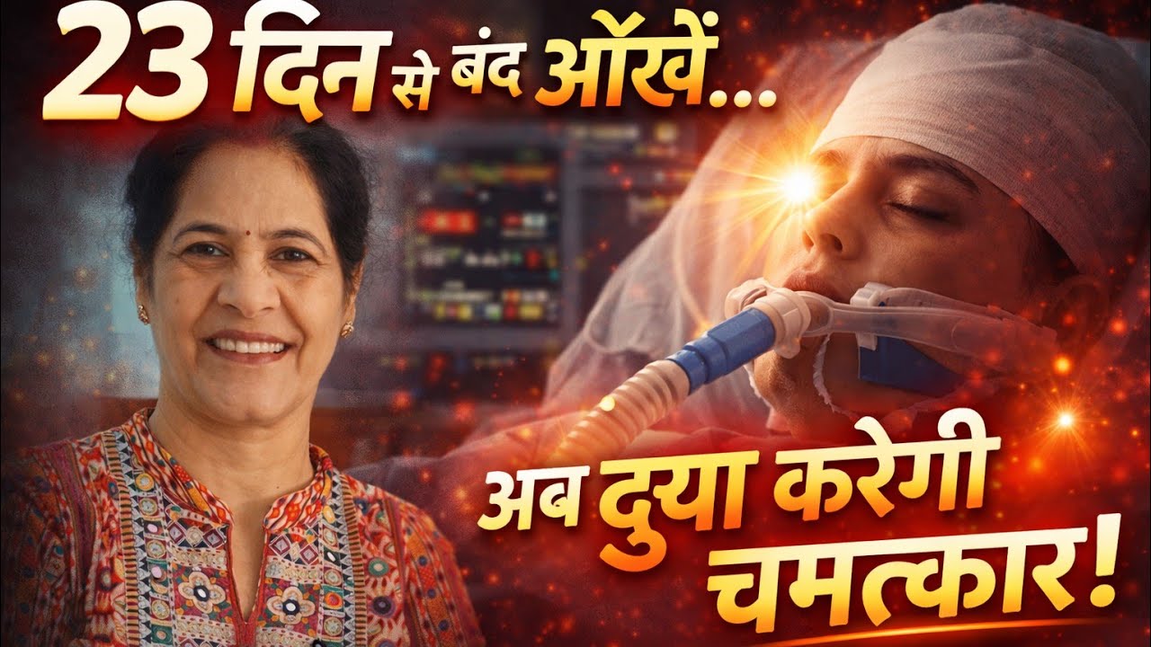 23 दिन से बंद आंखे अब दुआ करेंगी चमत्कार # बीके शिव 