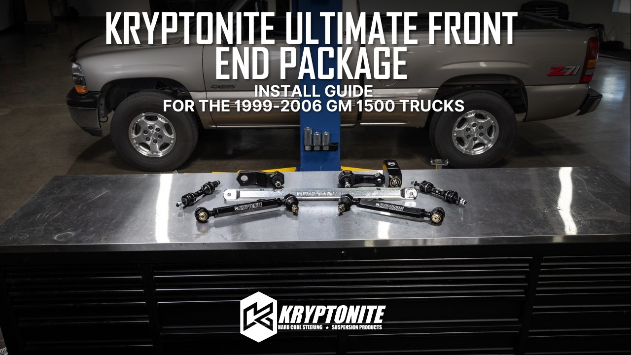 Kryptonite Ultimate Front End Package Installed | 1999-2006 GM 1500 GMT800 Steering Upgrade